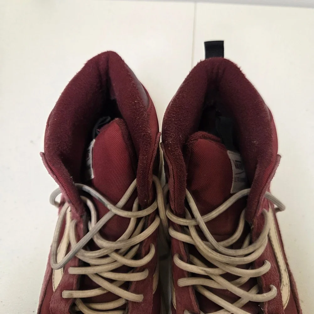 Vans UltraRange EXO Hi MTE-1 Burgundy Suede Sneaker Boots Mens 8.5 Womens 10